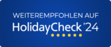 Weiterempfholen auf HolidayCheck 2024