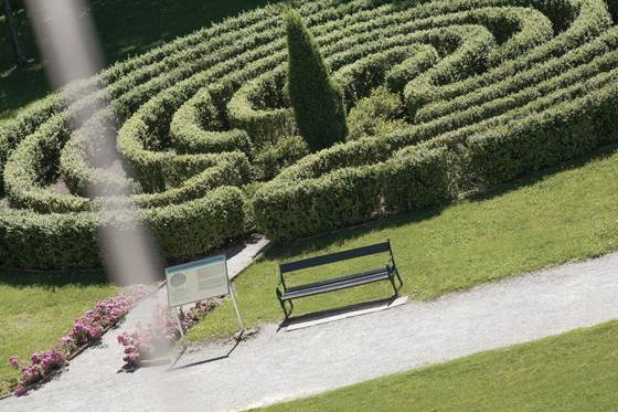 Labyrinth im Kurpark in Bad Tatzmannsdorf im Burgenland