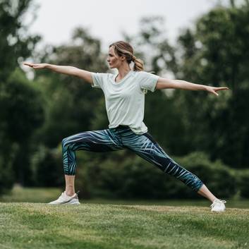 Pilates zur Stärkung der Mitte 