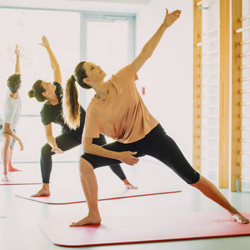 Yogastunde im REDUCE Gesundheitsresort