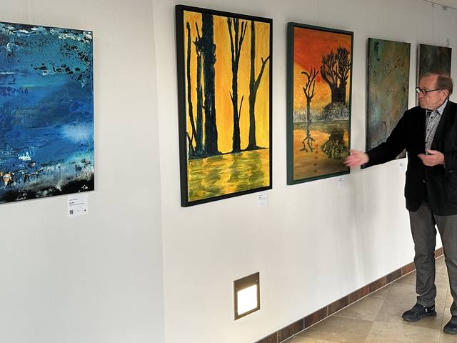 Gerhard Knolmayer in der Galerie KunstReich