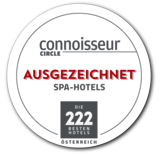 Connoisseur Circle Auszeichnung für das REDUCE Hotel Vital ****S