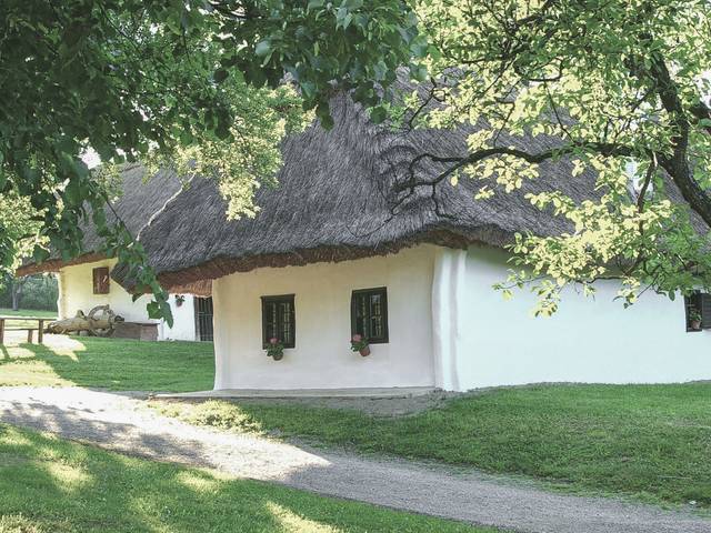 Bauernhaus am Abend