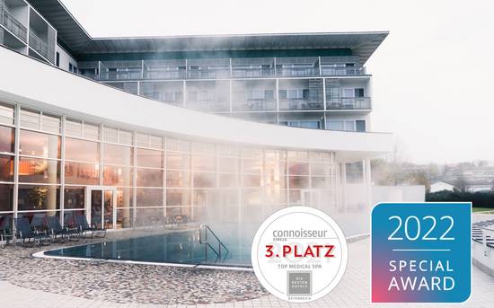 HolidayCheck Special Award & Auszeichnung durch den Connoisseur Circle als Top Medical SPA